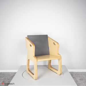 Fotel designerski ze sklejki