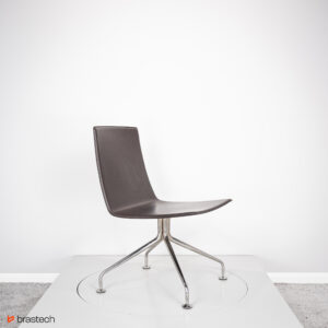 Krzesło biurowe brązowe