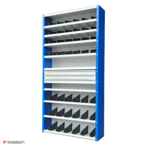 Organizer warsztatowy z przegrodami i szufladami NOWY Povag 198 cm x 100 cm x 30 cm