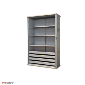 Szafa roletowa z szufladami 195 cm x 120 cm x 50 cm